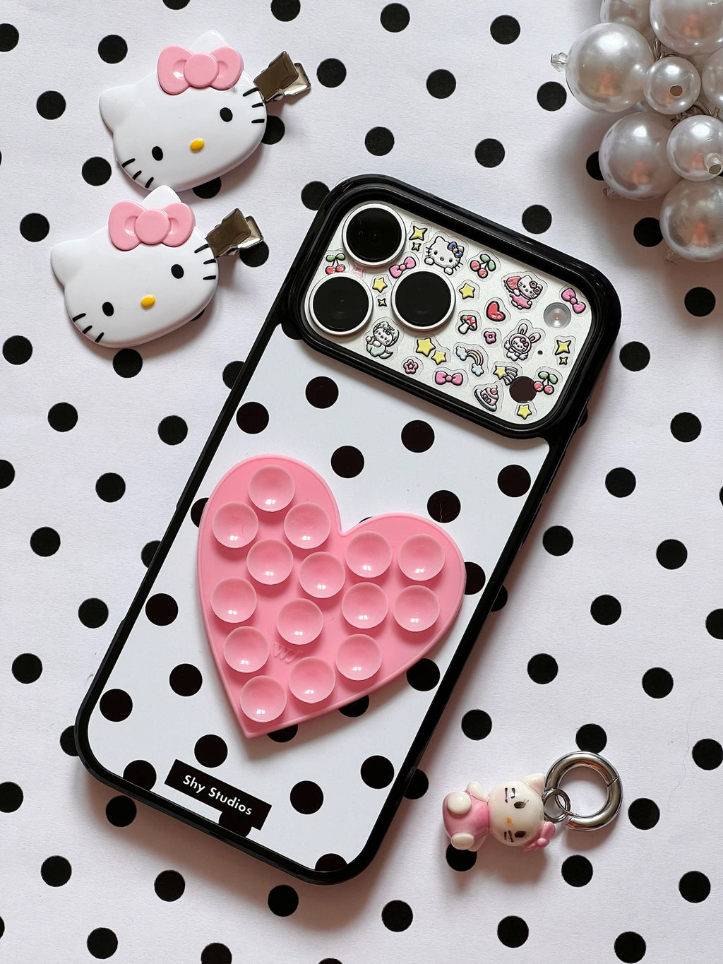 Polka Dots White