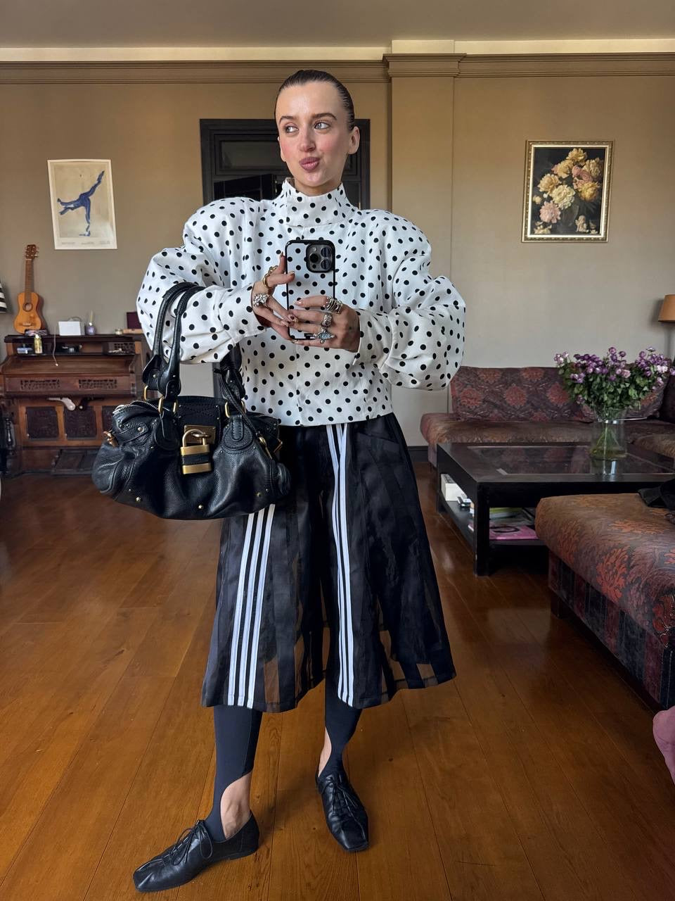 Polka Dots White